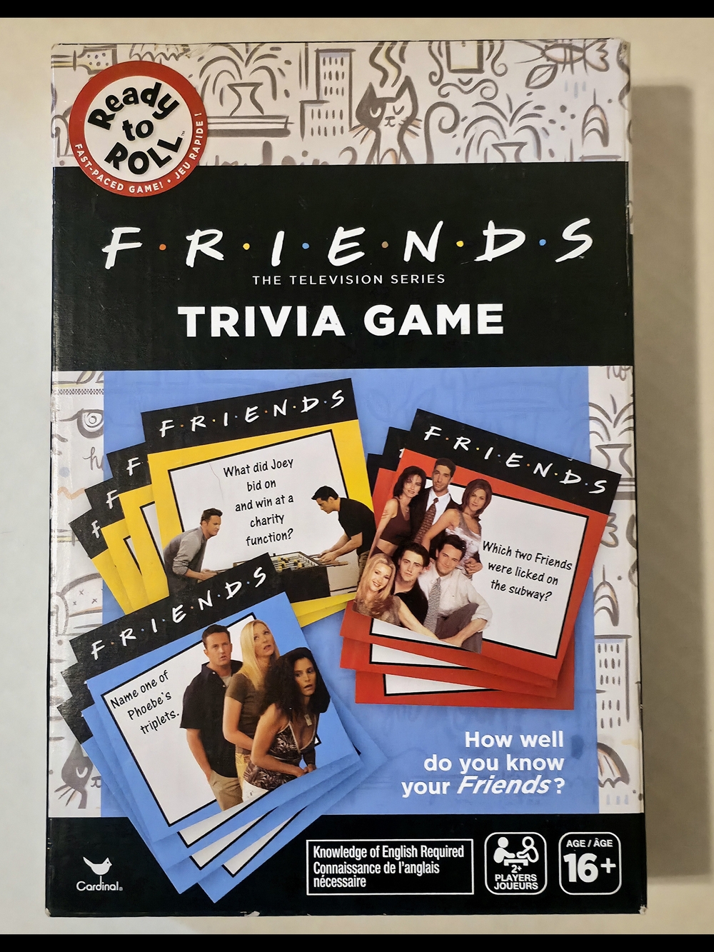 FRIENDS Trivia Game - Ready to Roll - Fun Game Night Family TV Series
